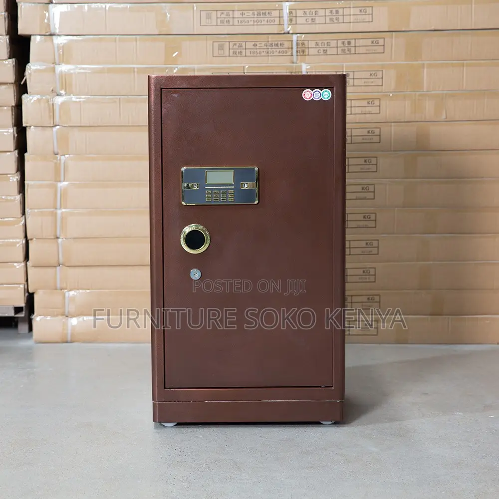 Safe : Brown Heavy-Duty Fireproof Digital Security Safe