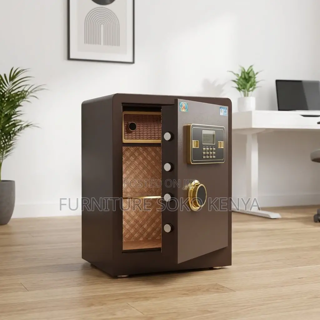 Safe : Brown Heavy-Duty Fireproof Digital Security Safe