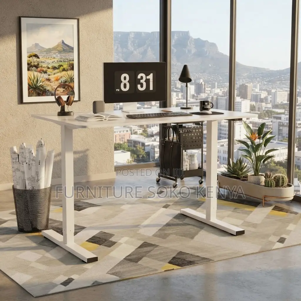 Office Desk; 1200mm Stylish Ergonomic Gaming Table for Computer Games