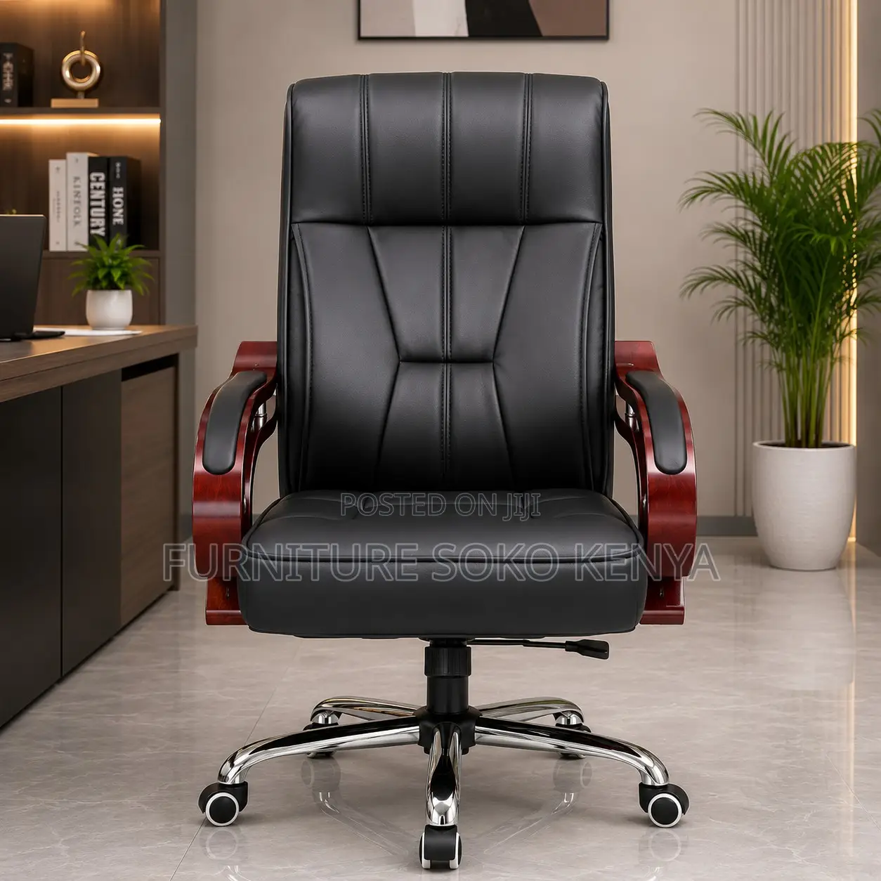Office Chair : Bliss Leather Executive Office Chair