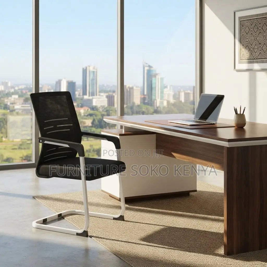 Office Chairs: Simple Style Steel Frame Visitor Office Chair