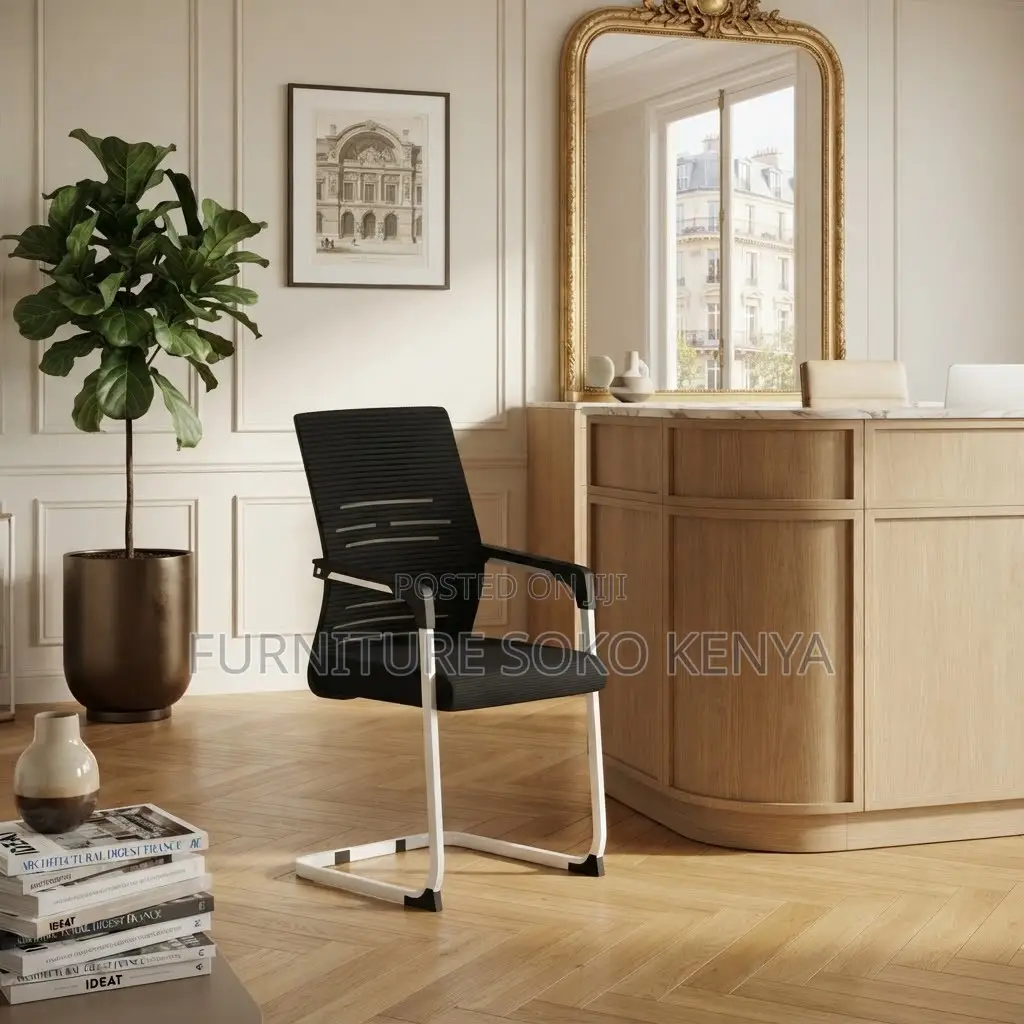 Office Chairs: Simple Style Steel Frame Visitor Office Chair