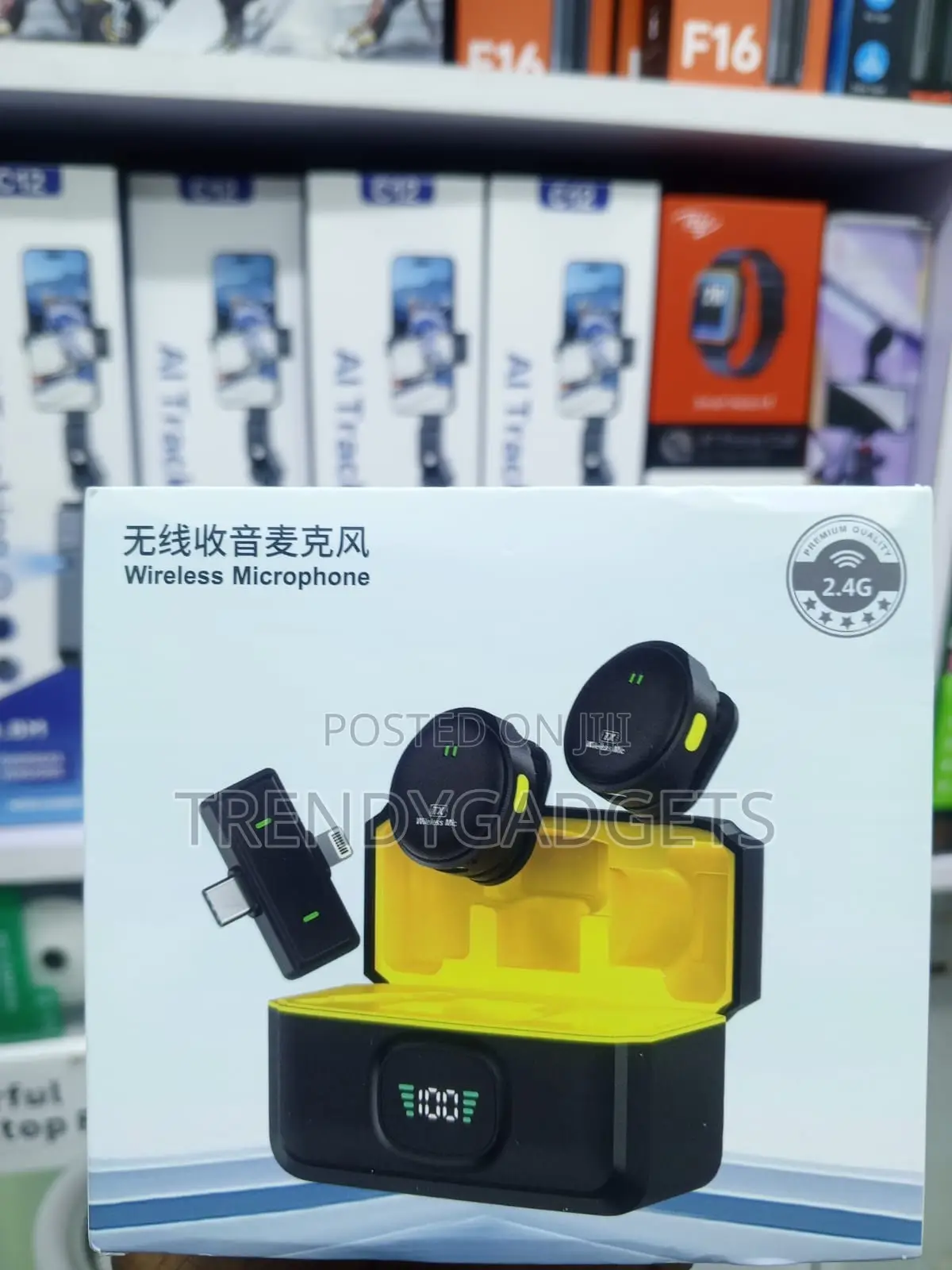 Q9 Dual Wireless Phone Microphone With Clear Audio Noise Reduction