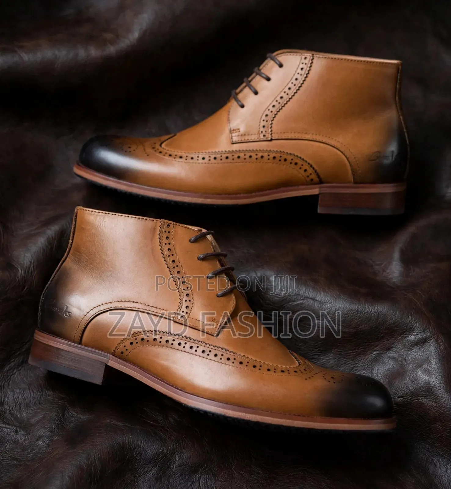 Clarks Tan Men Boots