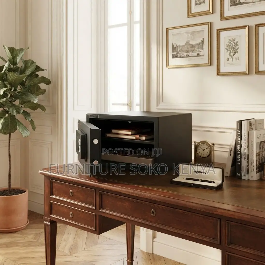 Office Safe : Modern Steel Safety Box.