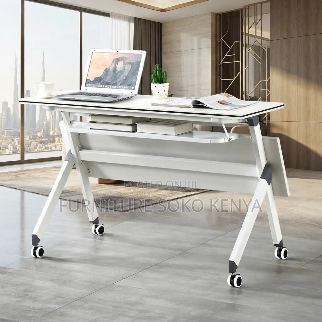 Office Tables; Training Tables| 120cm X 60cm Foldable Movable Desks