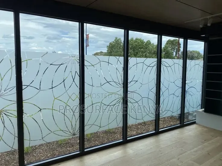 3D Decorative Glass Film for Elegant Doors