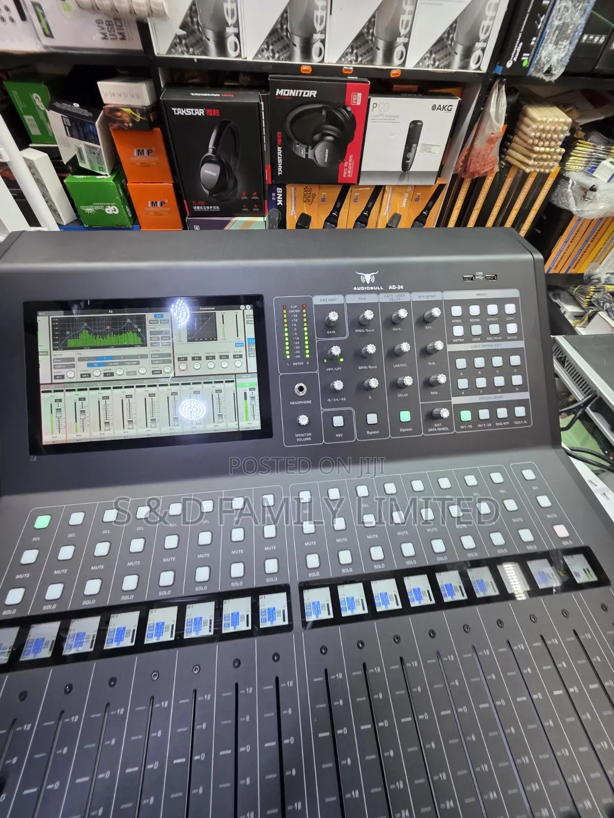 Audiobull AD-24 Digital Mixer 24 Channels