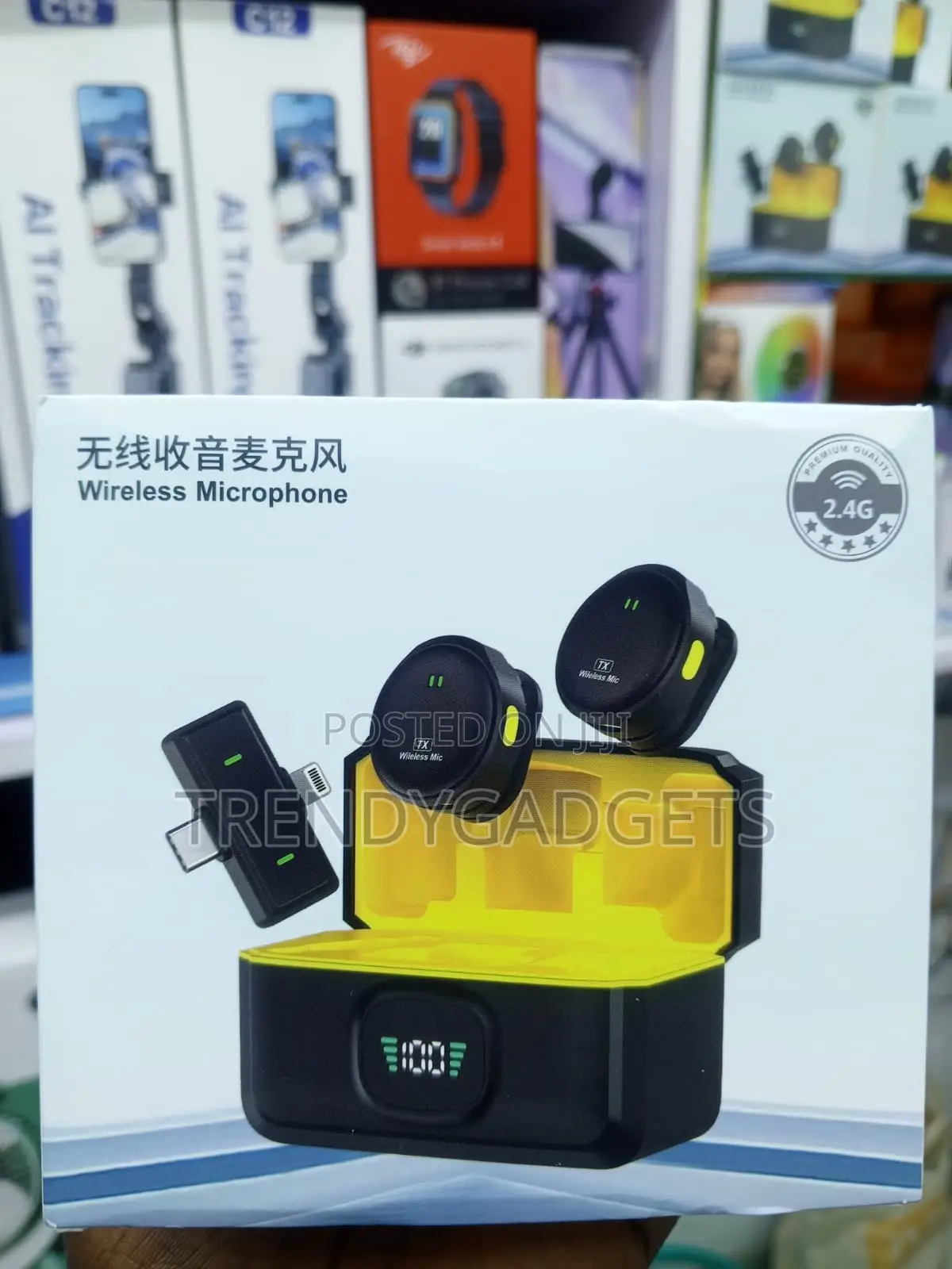 Q9 Wireless Video Recording Microphone With 50M Range
