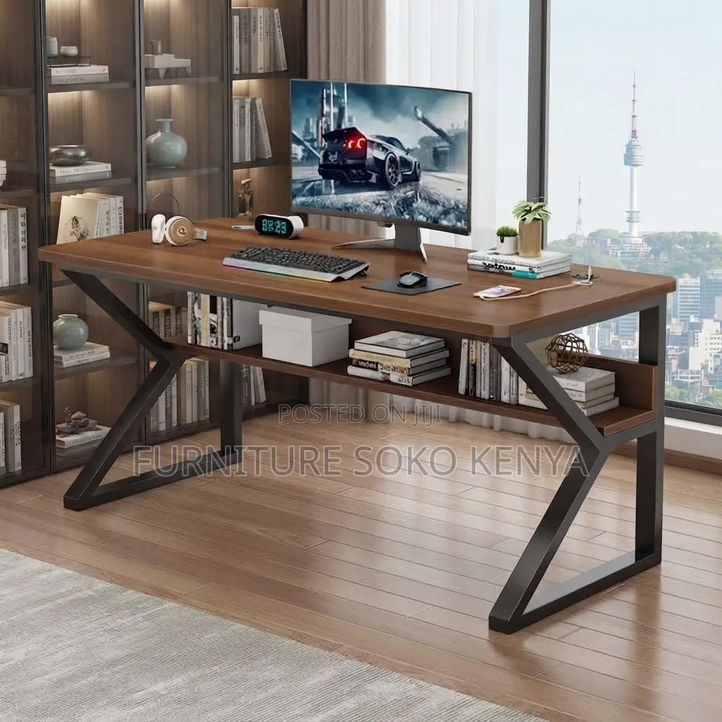 Office Desk : Modern Generic Computer Desk |Ergonomic Style|