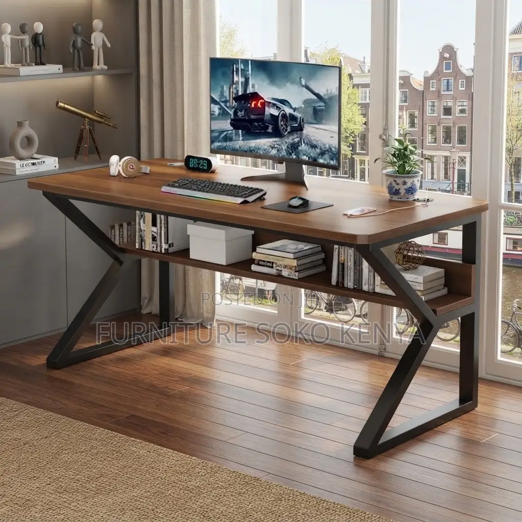 Office Desk : Modern Generic Computer Desk |Ergonomic Style|