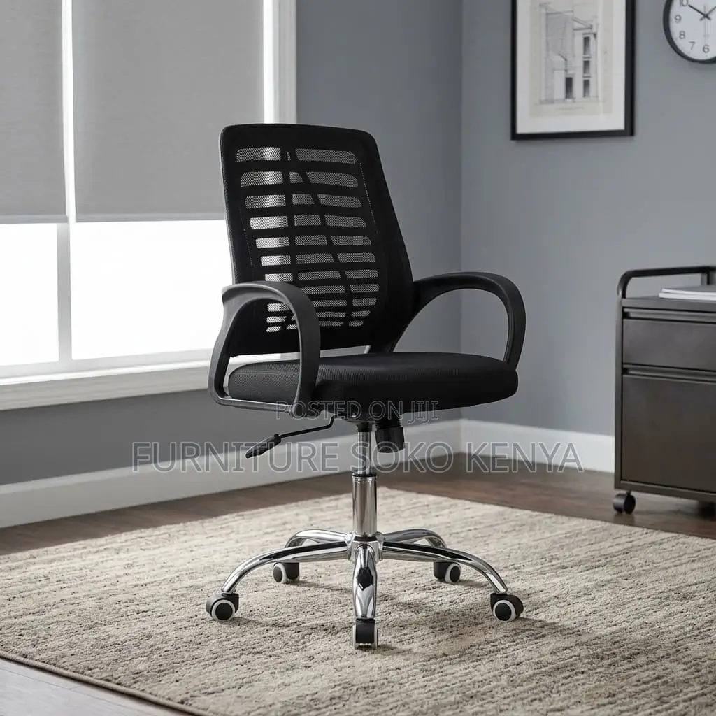 Office Chair : Breathable Mesh Back Ergonomic Office Chair