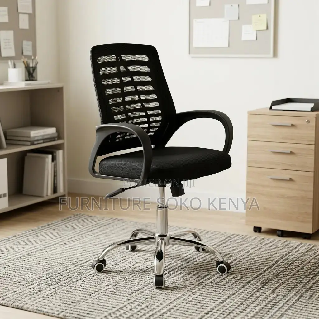 Office Chair : Breathable Mesh Back Ergonomic Office Chair