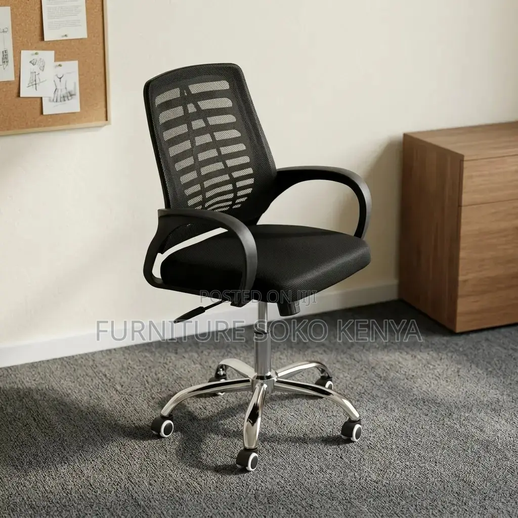 Office Chair : Breathable Mesh Back Ergonomic Office Chair