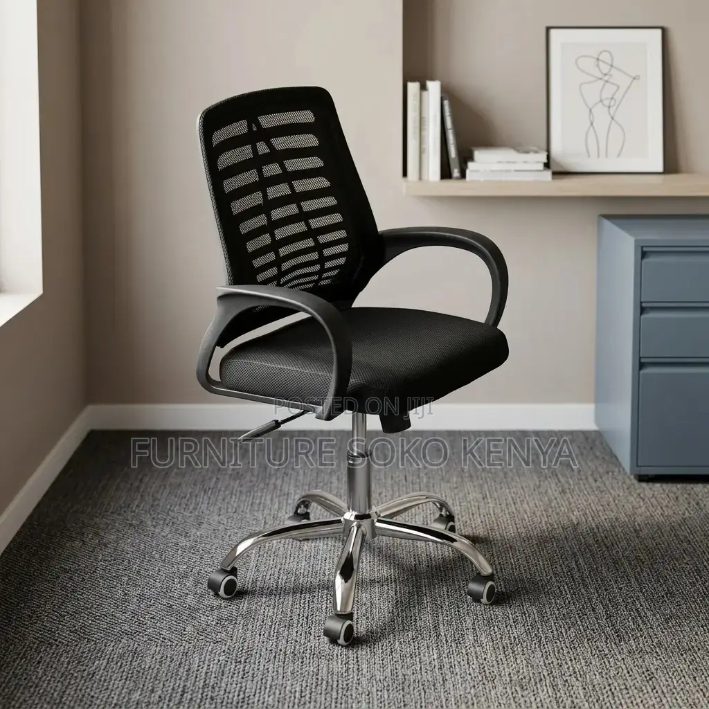 Office Chair : Breathable Mesh Back Ergonomic Office Chair
