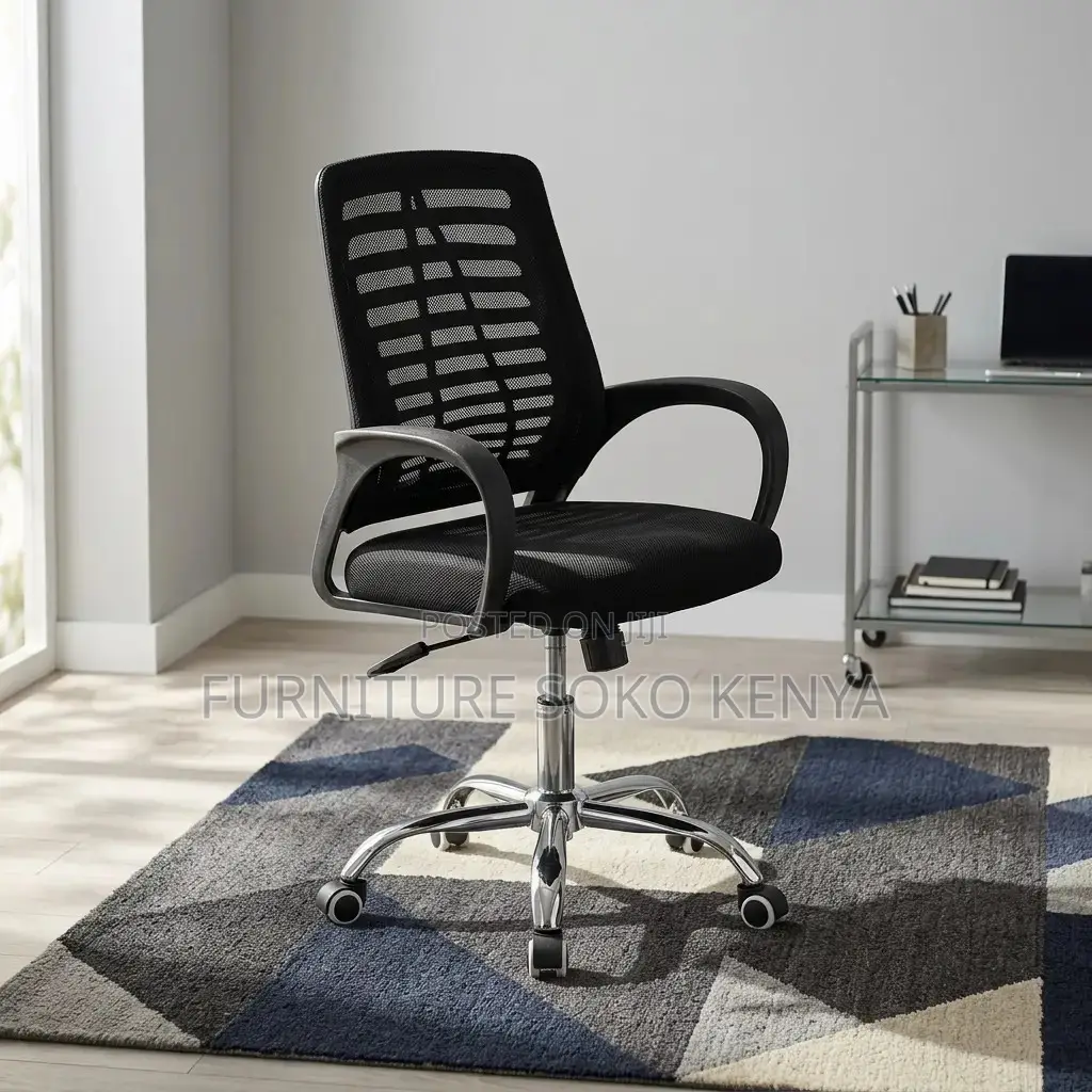 Office Chair : Breathable Mesh Back Ergonomic Office Chair