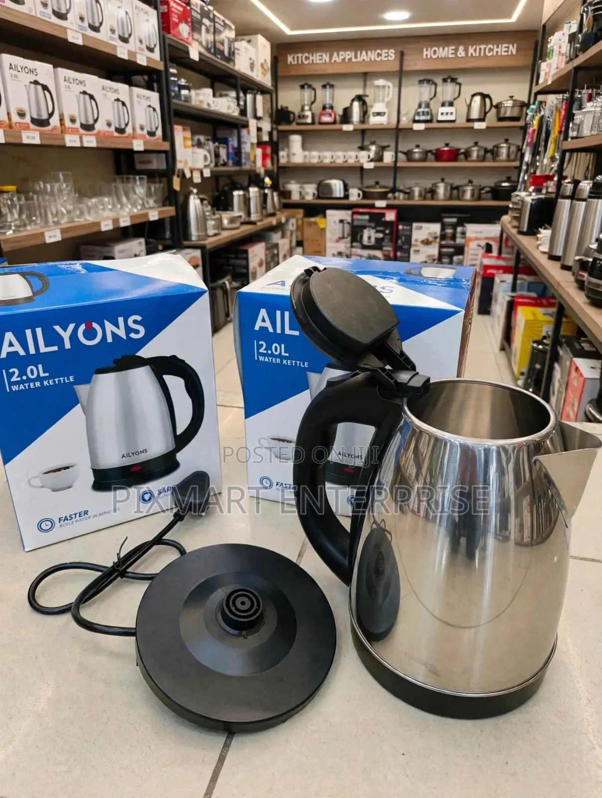 Ailyons Electric Kettle 2L for Home and Office Use