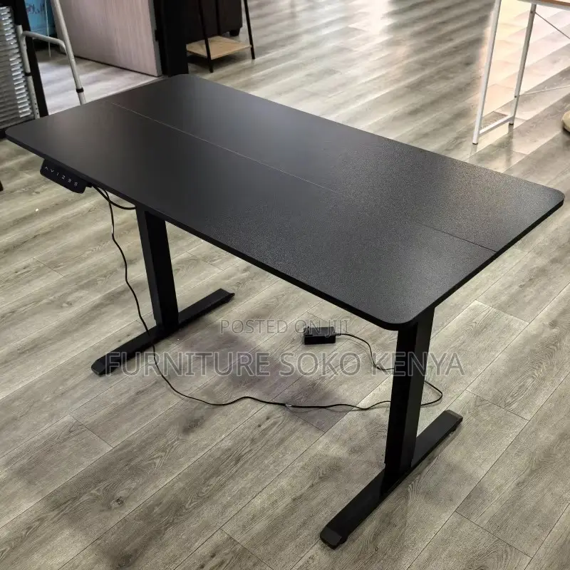 Desk : Motorized Electric Height-Adjustable Sit-Stand Office Desk