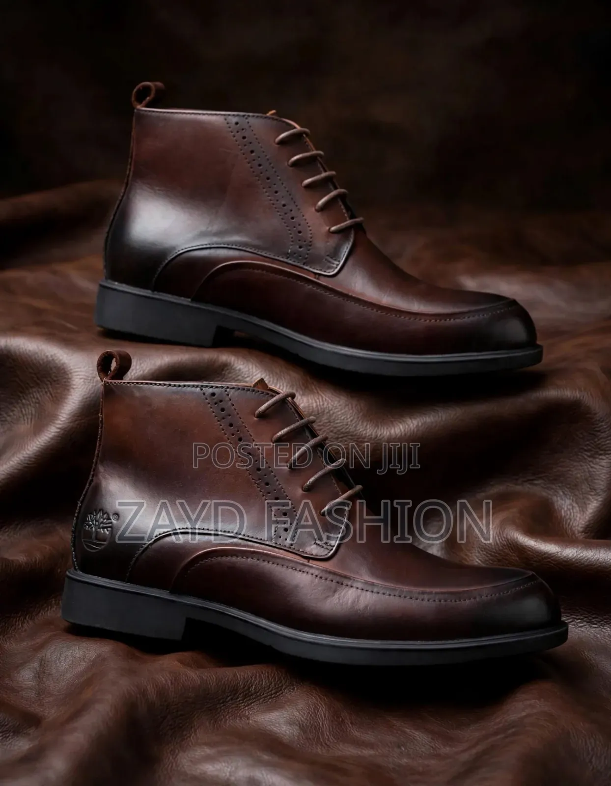 Timberland Coffee Leather Boots