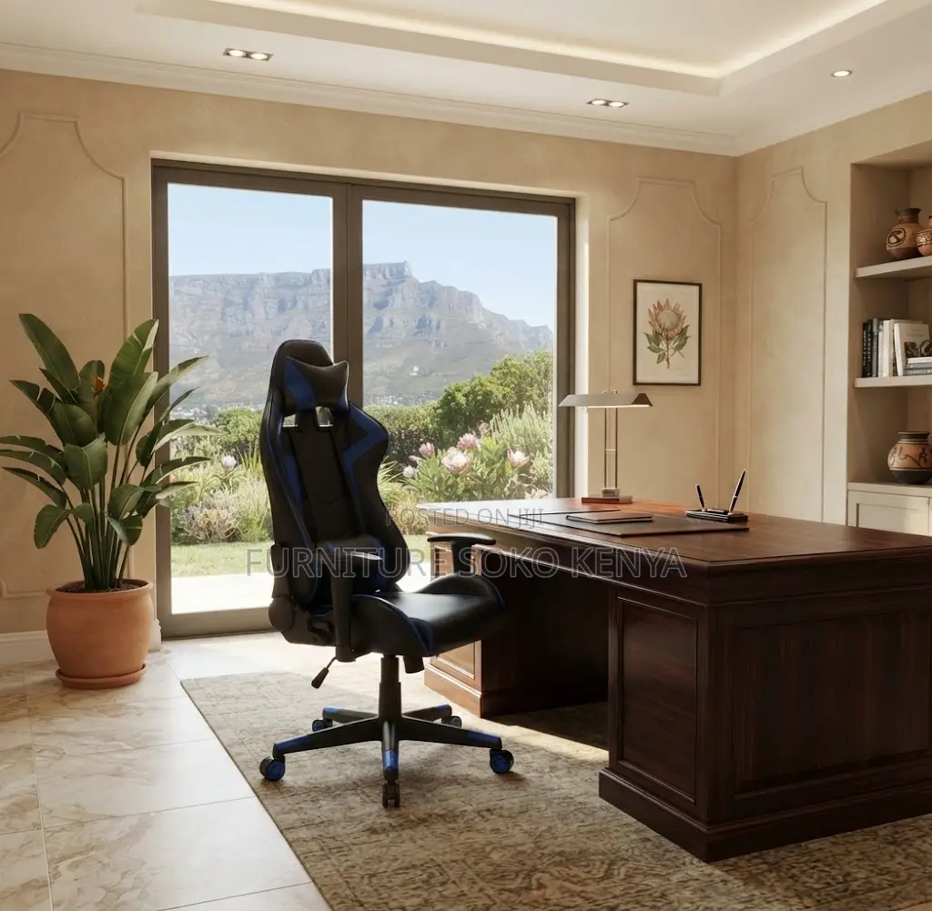 Modern Gaming Chair : Executive Classic Red Gamers Streaming Chair