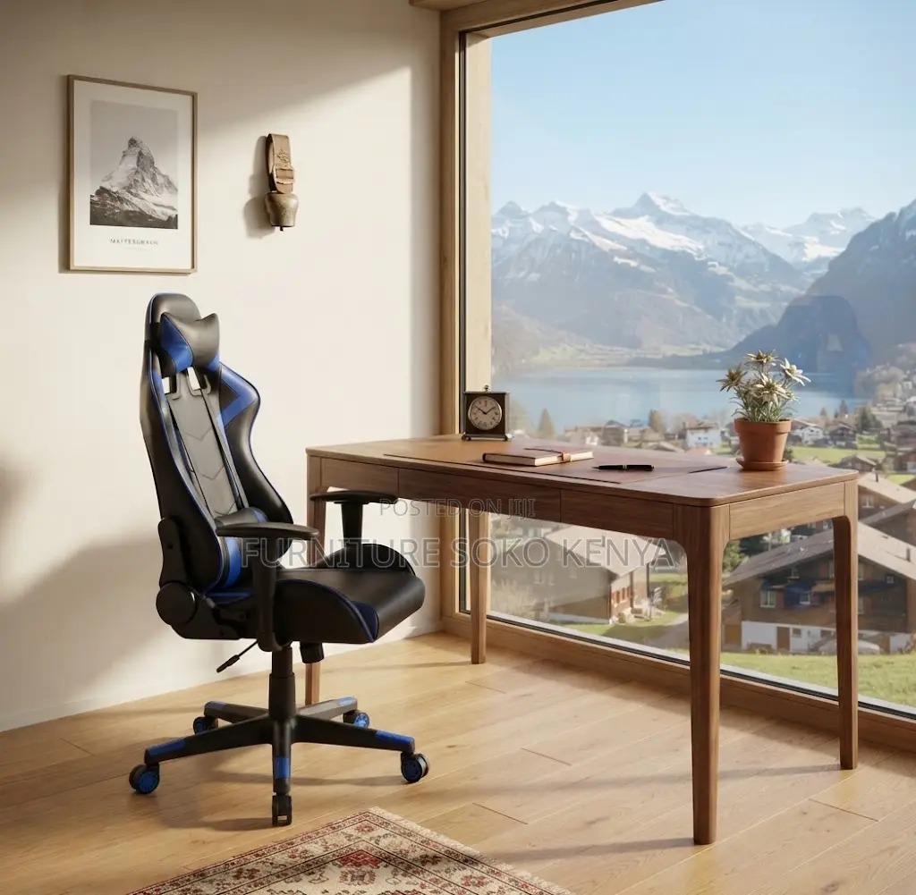 Modern Gaming Chair : Executive Classic Red Gamers Streaming Chair