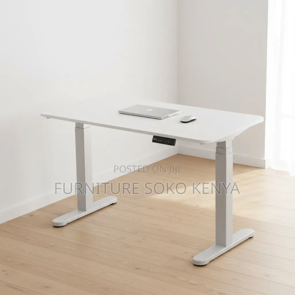 Office Desk : 1.2M Electric Height-Adjustable Office Desk