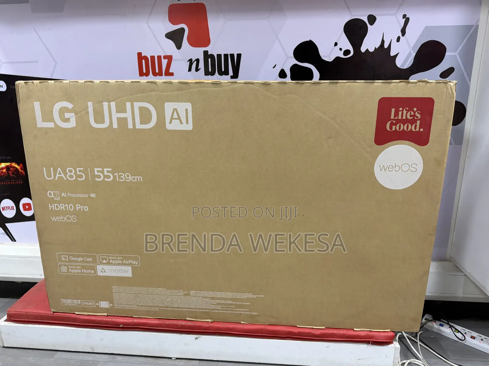 55 Inch LG UHD Ai Ua85 4k Smart TV Ai Magic Remote Hdr10 Webos25 2025