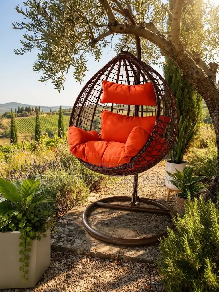 Hammock Swing: Hanging Nest Chair With Galvanized Iron Stand