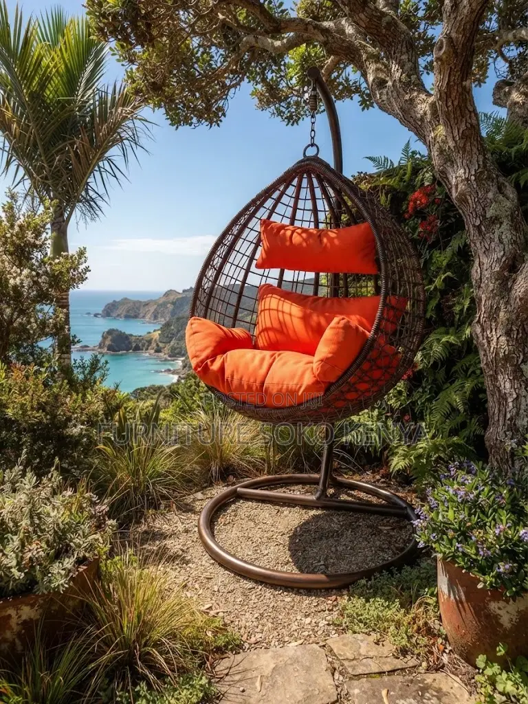 Hammock Swing: Hanging Nest Chair With Galvanized Iron Stand