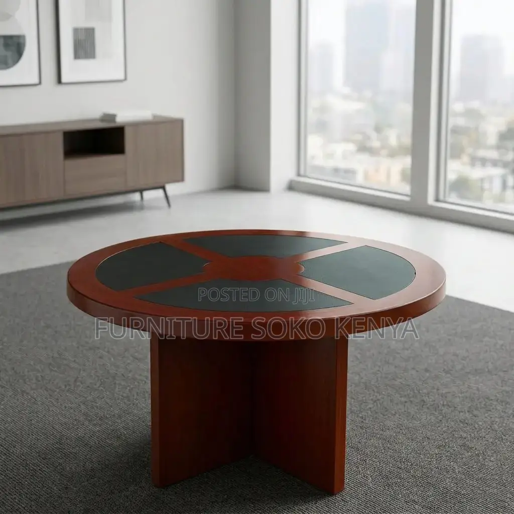 Office Table : Executive Office Round Conference Table