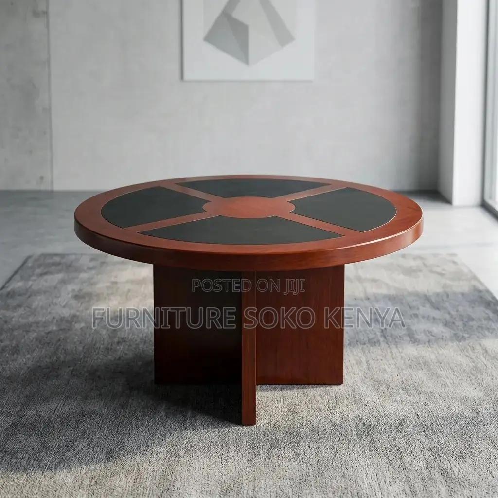 Office Table : Executive Office Round Conference Table