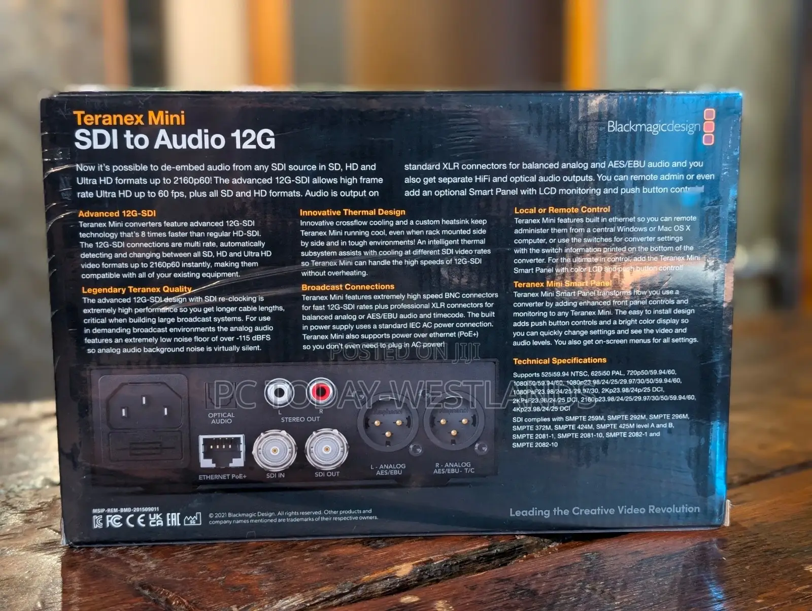 Blackmagic Design Teranex Mini SDI to Audio 12G Converter