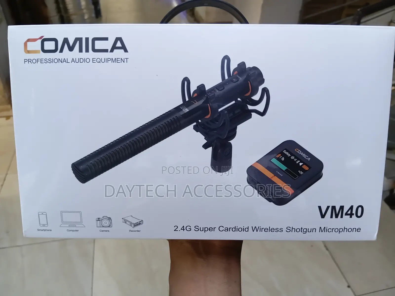 COMICA VM40 Shotgun Microphone 48kHz/32-Bit Float Recording 32GB