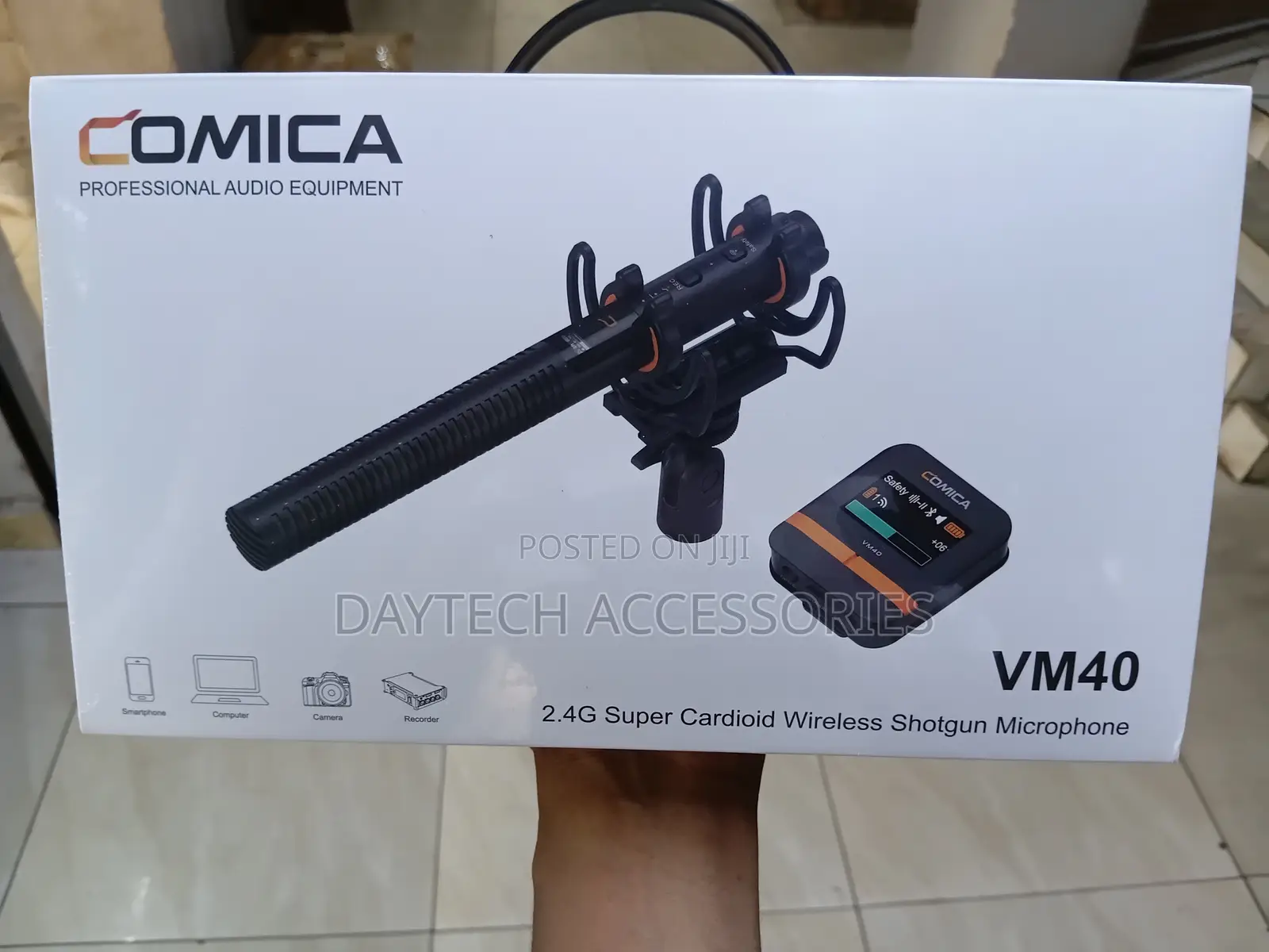 COMICA VM40 Shotgun Microphone 48kHz/32-Bit Float Recording 32GB