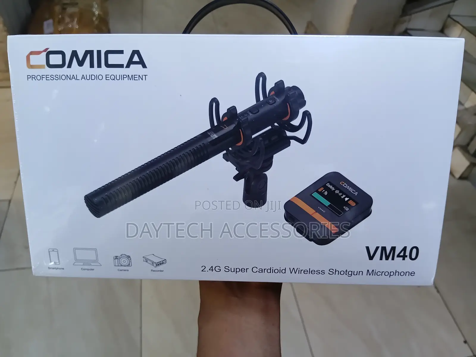 COMICA VM40 Shotgun Microphone 48kHz/32-Bit Float Recording 32GB