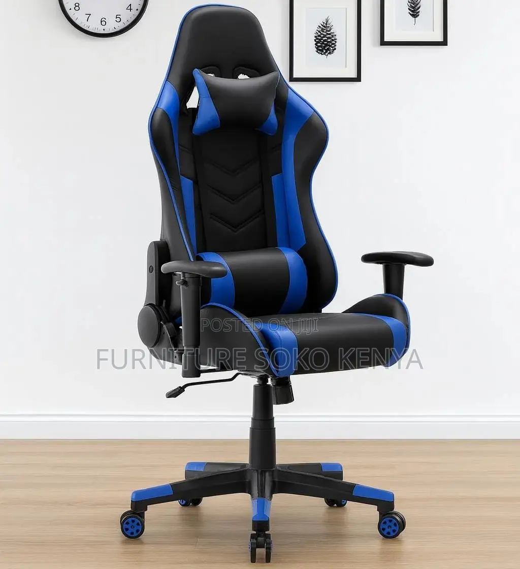 Gaming Chair : Modern Recliner PU Leather Gaming Chair