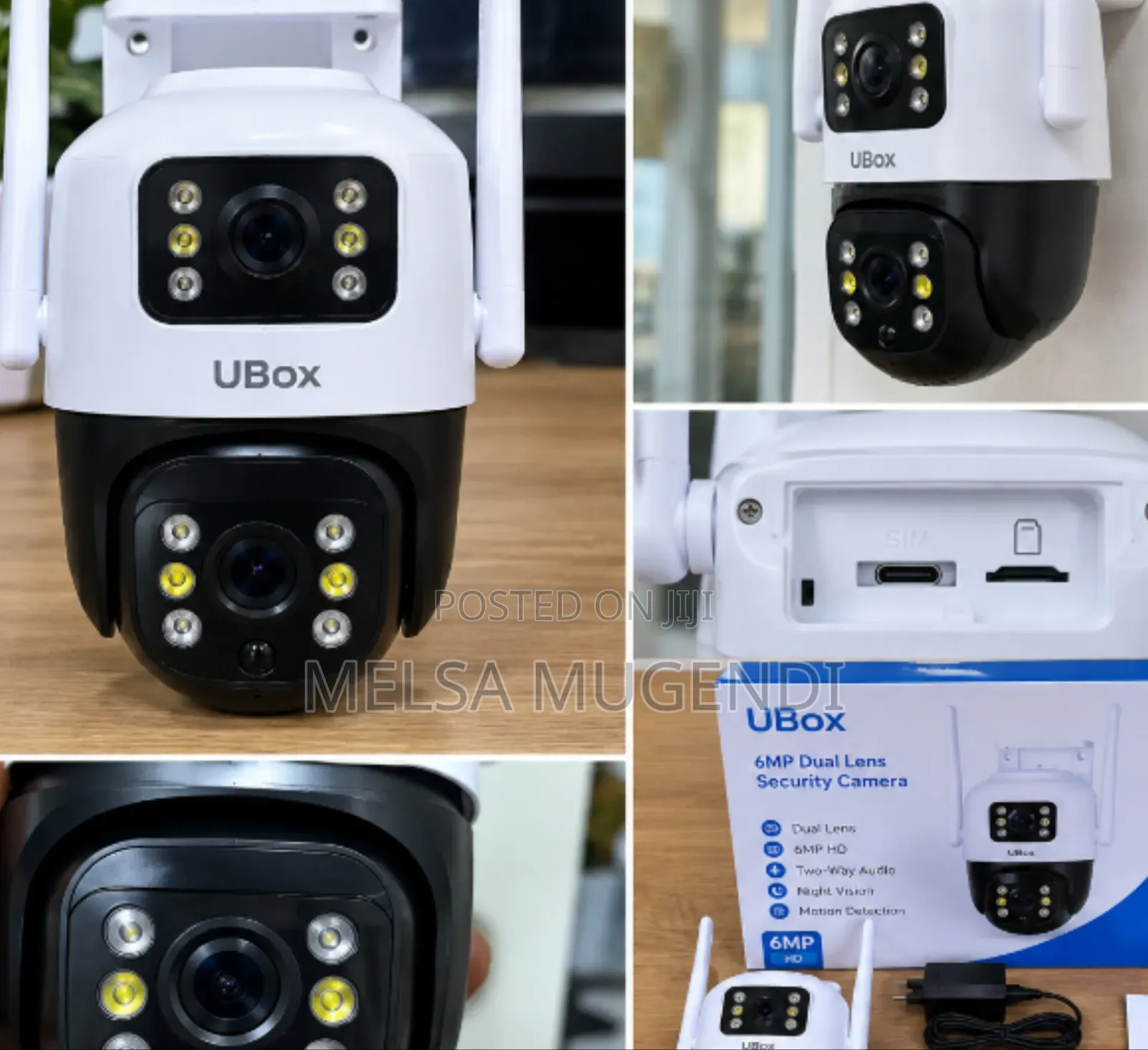 Ubox 6MP Smart Dual Lens CCTV Camera