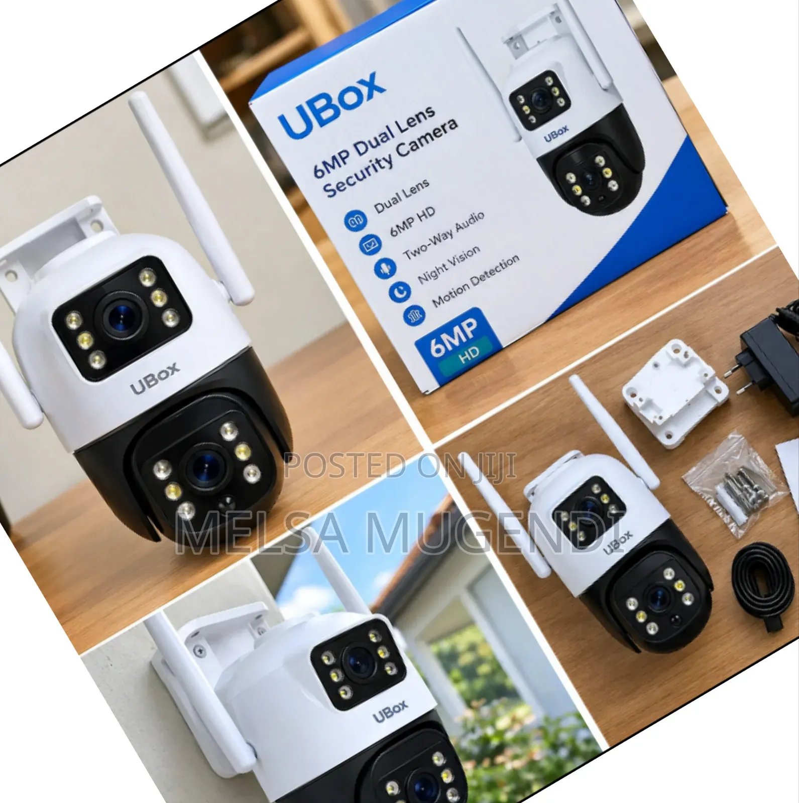 Ubox 6MP Dual Lens CCTV Camera for Sale