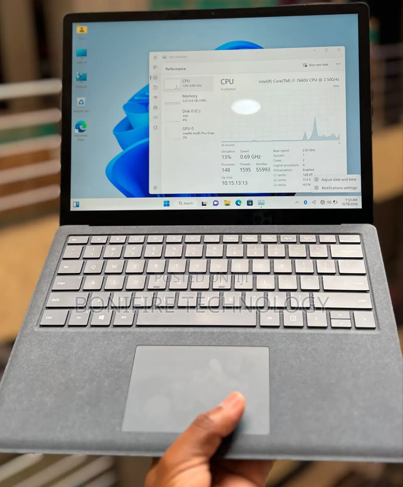 Laptop Microsoft Surface Pro 16GB Intel Core i7 SSD 512GB