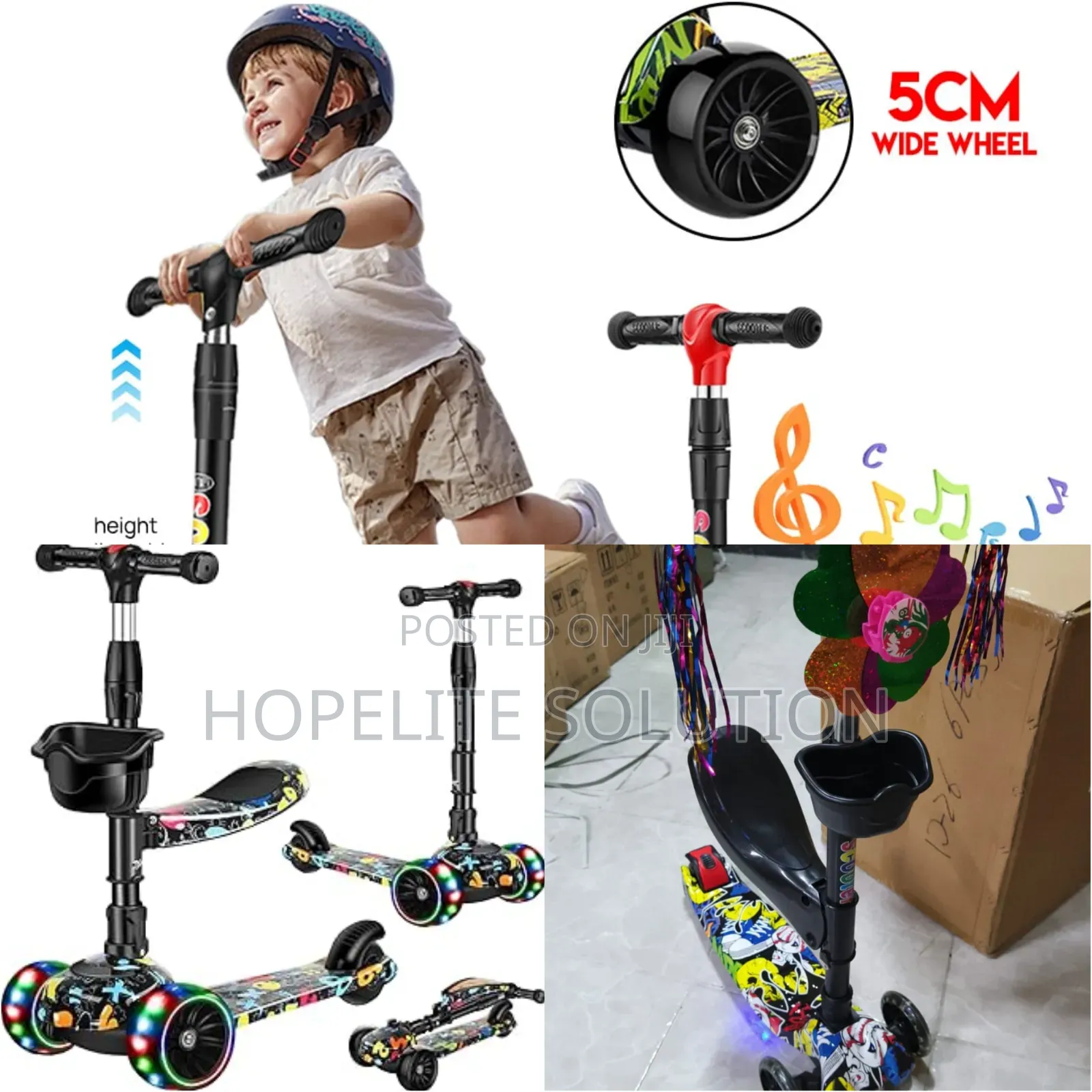 100kg Capacity Children's Scooter
