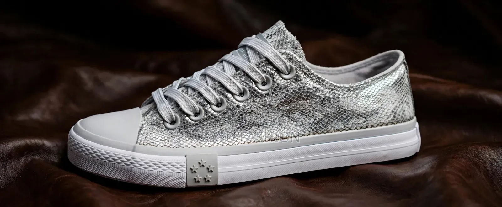 Grey Scale Converse Leather