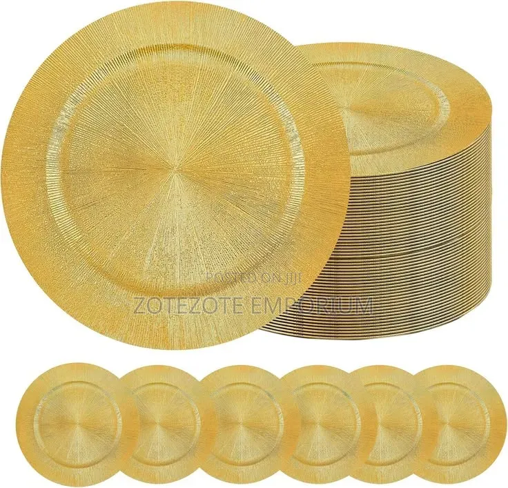 13 Inch Gold Charger Plate