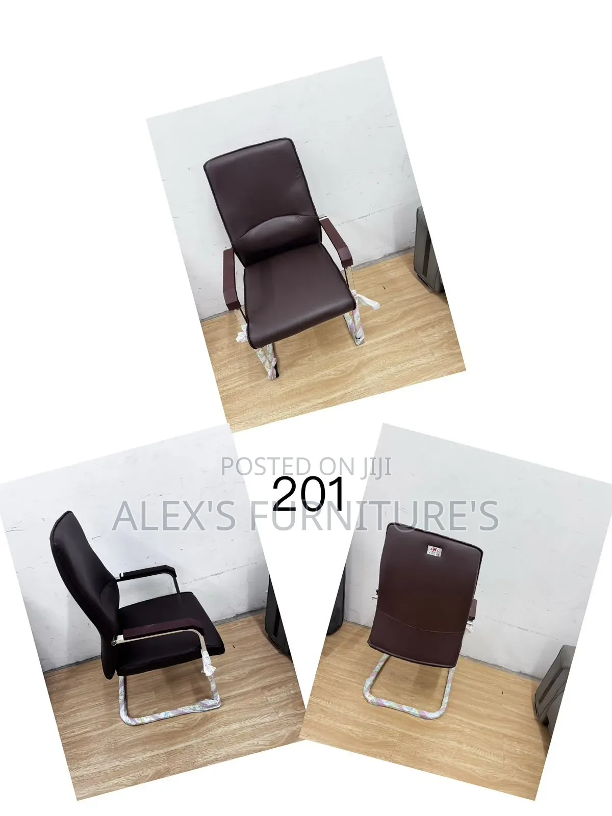 1 Seater Bishop Chairs/ Leather Office Chairs