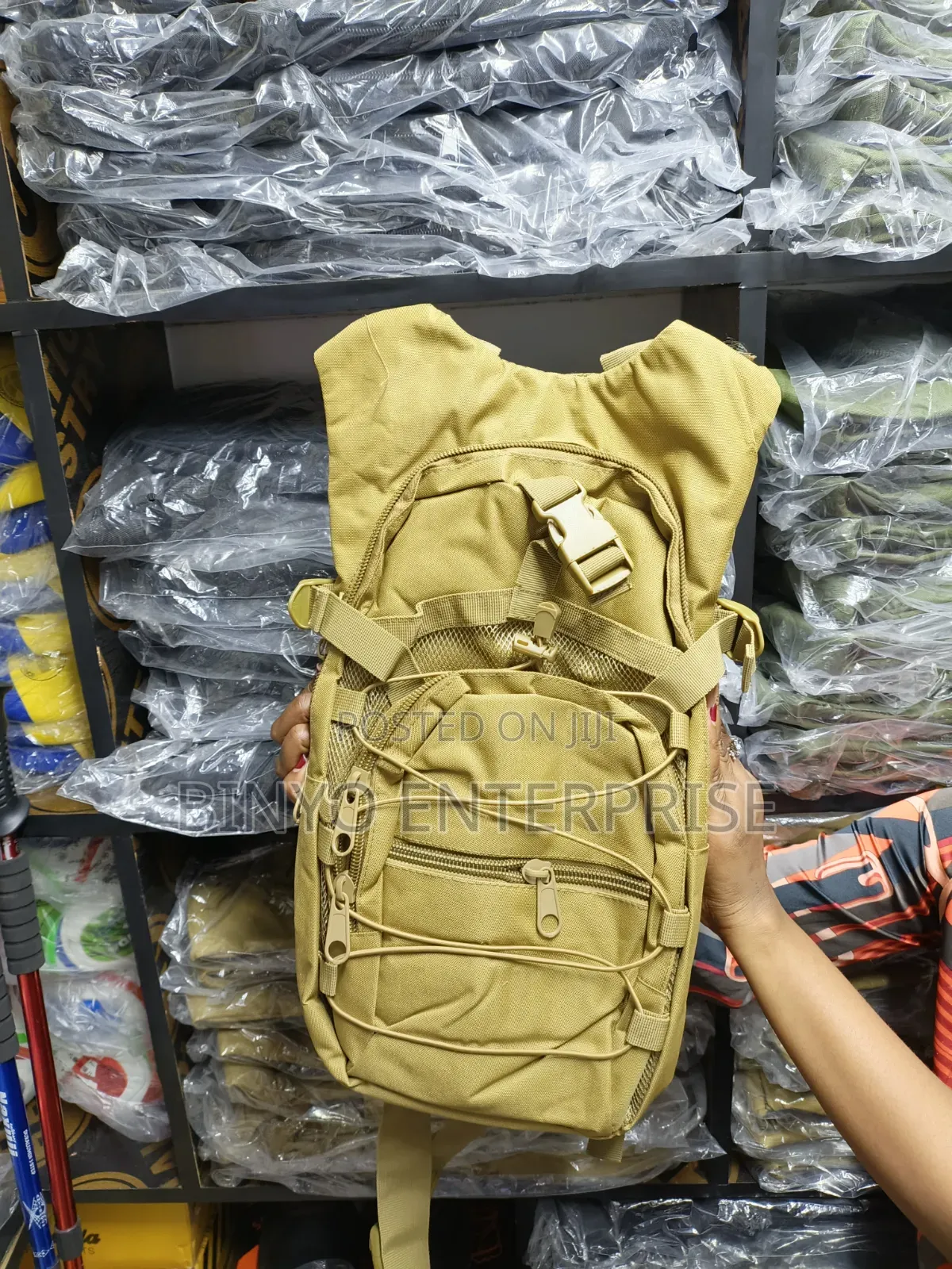 Brown Hydration Hiking Bag