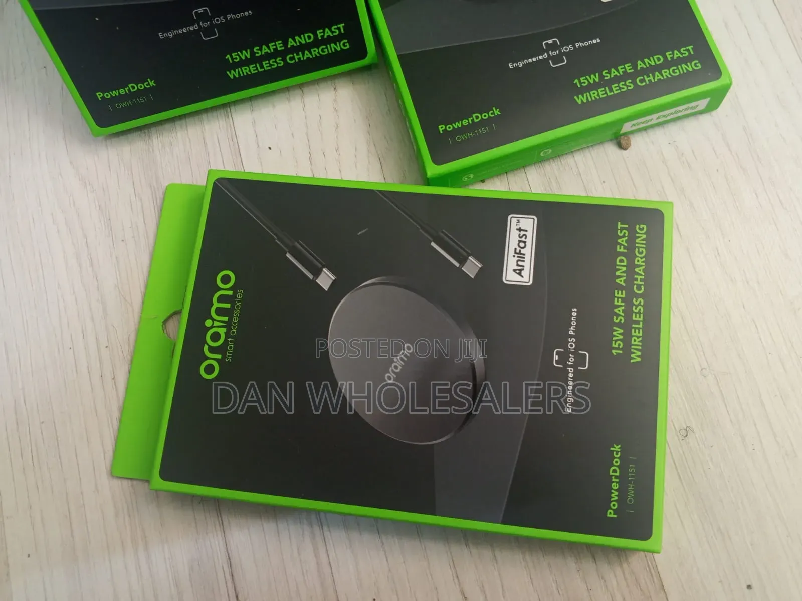 Oraimo 15W Wireless Charger PowerDock AniFast Fast Charging Dock