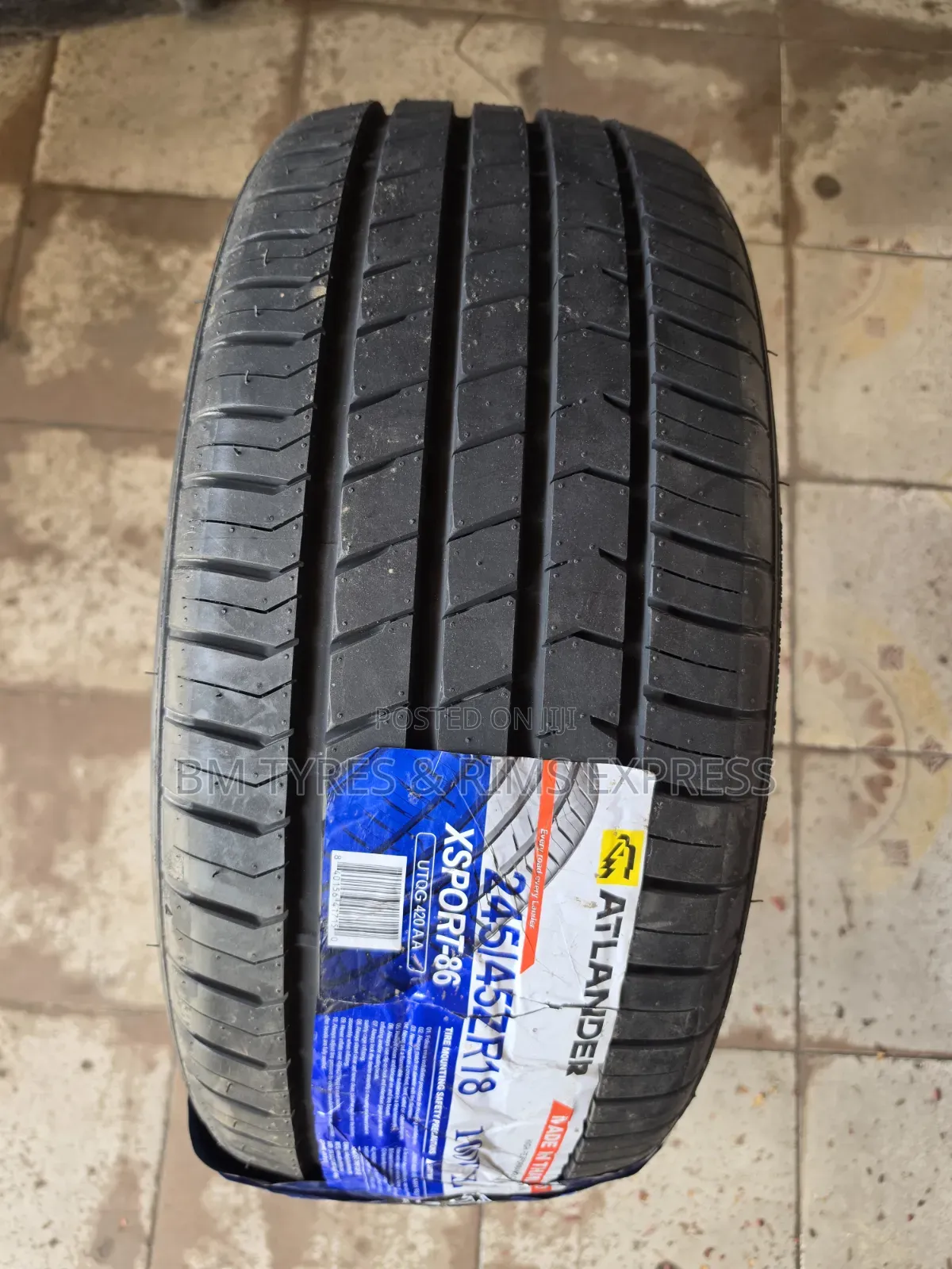 245 /45 R18 ATLANDER TIRES (Thailand)