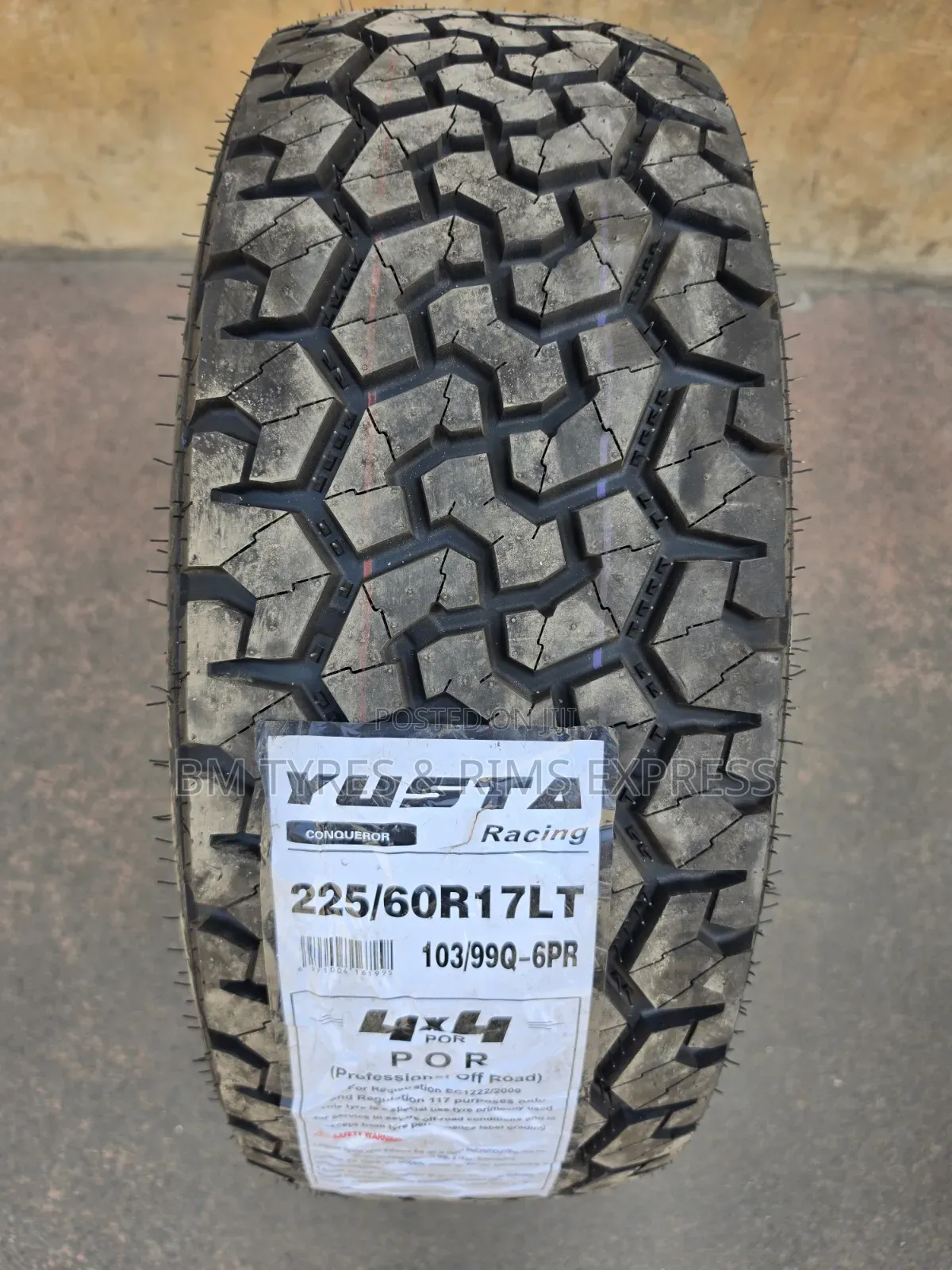 225 /60 R17 Yusta Tires (All Terrain)