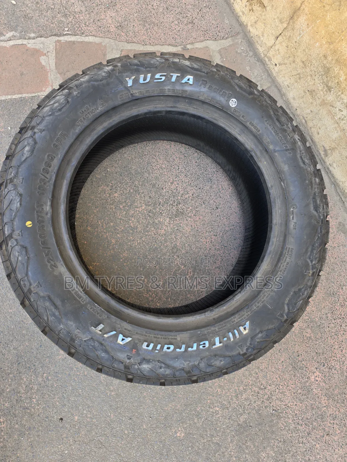 225 /60 R17 Yusta Tires (All Terrain)