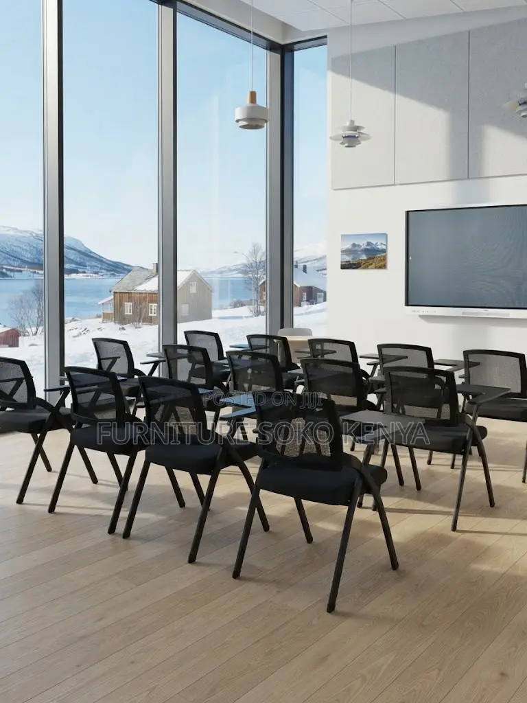 Office Chairs; Mid Backrest Book Pad Chair ( School and Office Meets)