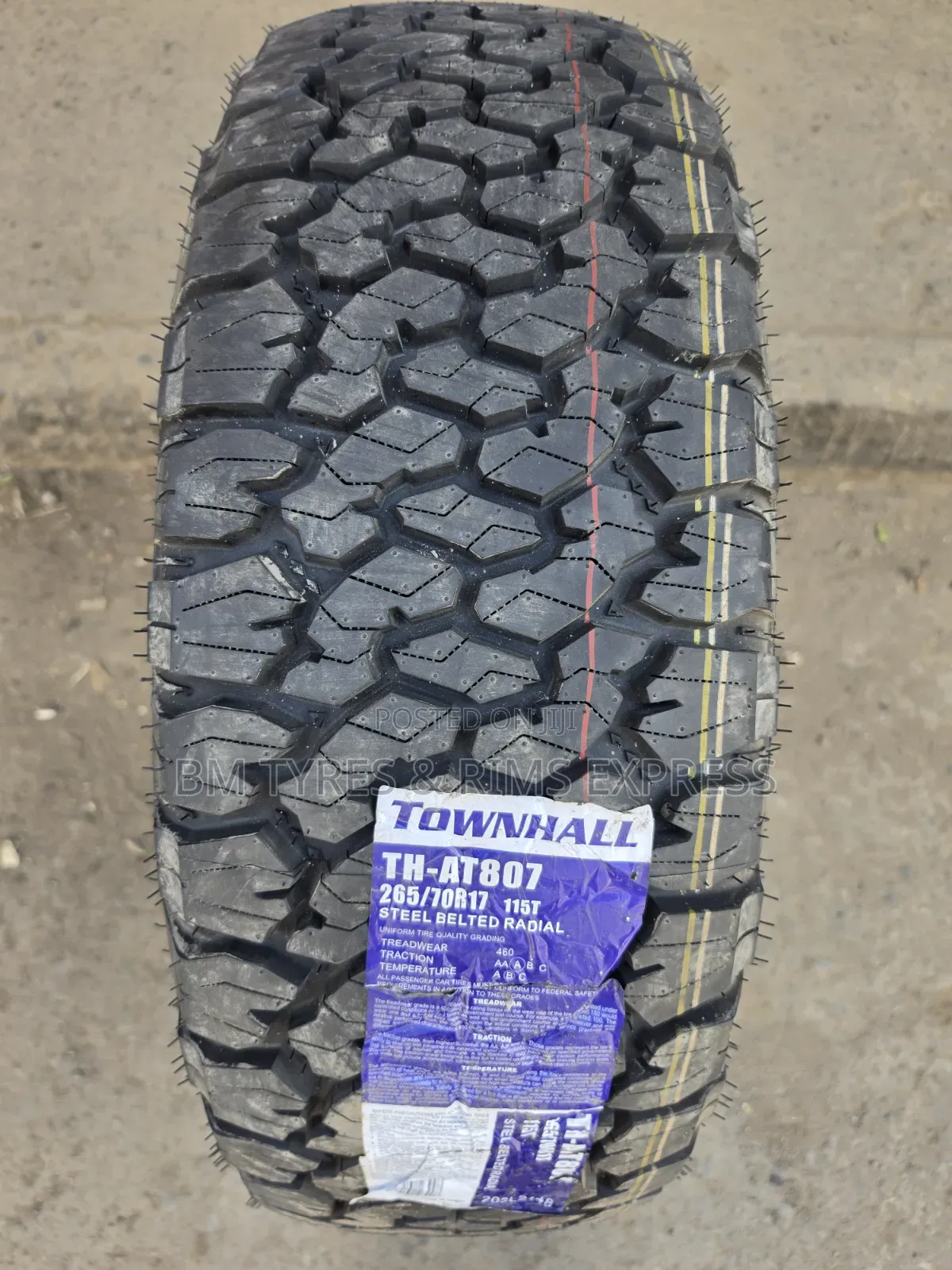 265 /70 R17 Townhall Tires (All Terrain)
